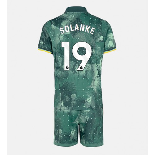 Fotbalové Dres Tottenham Hotspur Dominic Solanke #19 Dětské Alternativní 2024-25 Krátký Rukáv (+ trenýrky)